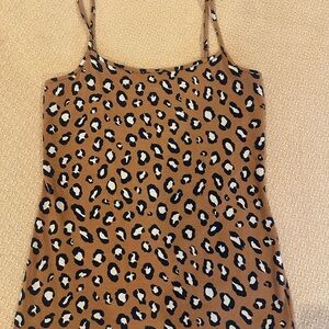 Ann Taylor Brown and Black Leopard Camisole